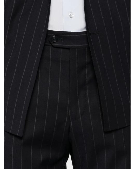 Tagliatore Blue Pinstripe Suit for men
