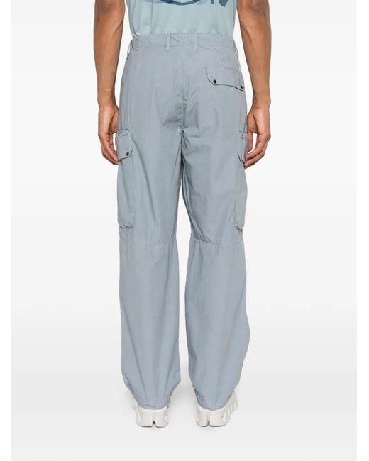 C P Company Blue Cargo Pocket Shorts for men