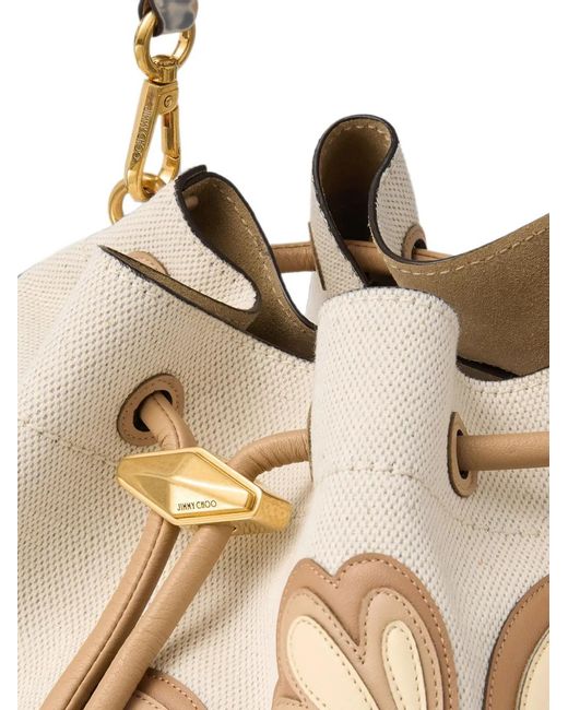 Jimmy Choo Natural Sac Porté Épaule Cinch Médium