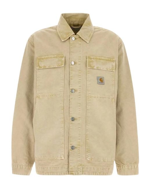 Carhartt Natural Og Arctic Denim Jacket for men