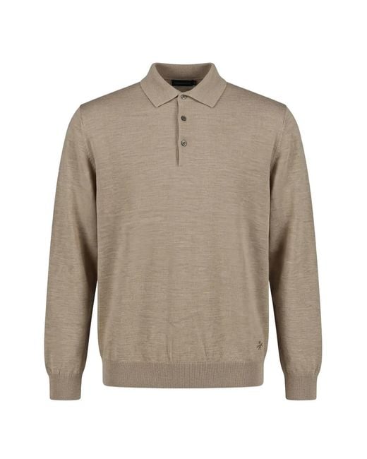 Tombolini Gray Polo En Laine for men