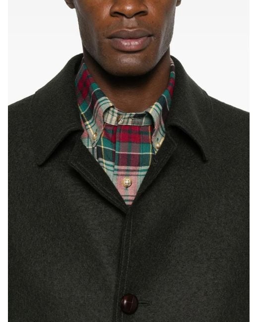 Manteau Feutré À Simple Boutonnage Lodenfrey pour homme en coloris Black