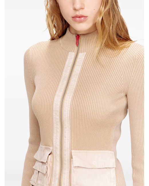 DIESEL White M-Melissa Cardigan