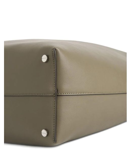 Totême  Metallic Bevel Leather Shoulder Bag