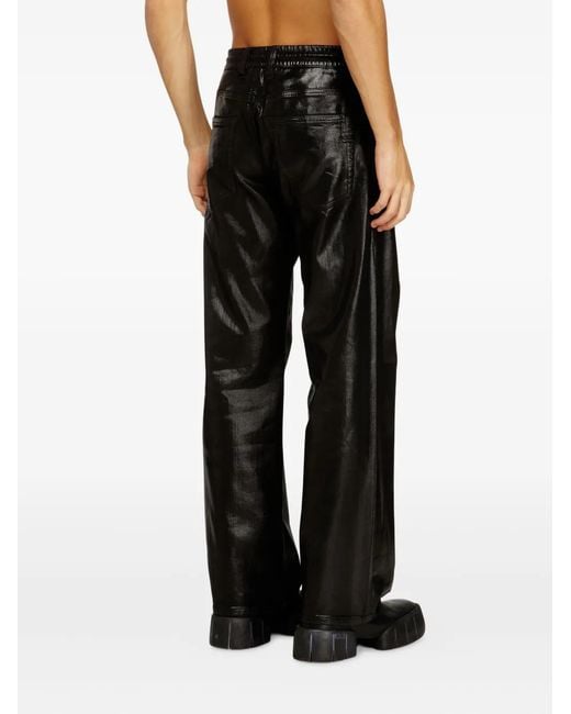 DIESEL Black Relaxed 2080 D-Reel Drawstring Jeans for men
