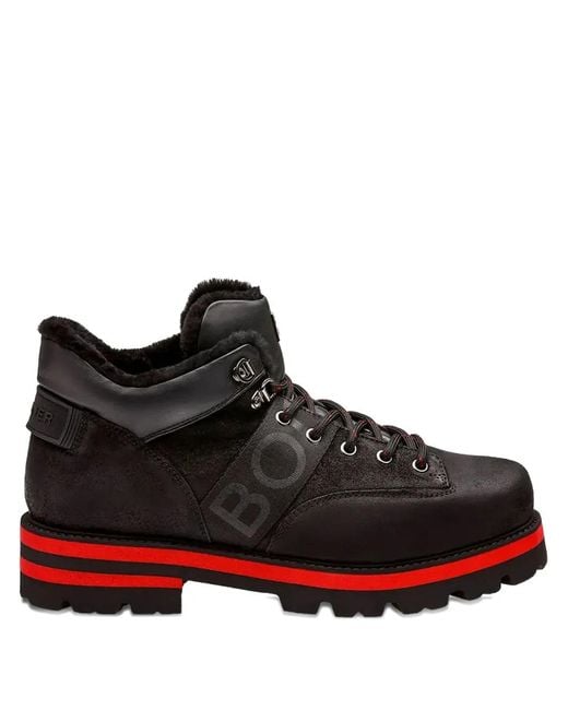 Bottines À Patch Logo Bogner pour homme en coloris Black