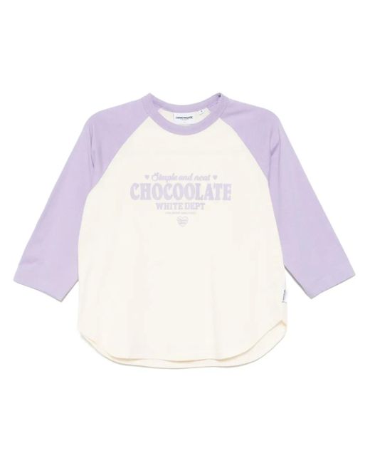 Chocoolate ロゴ Tシャツ White