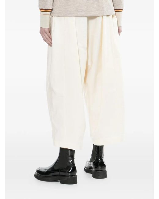 Toga White Tapered-Leg Trousers
