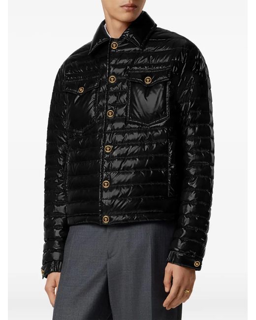 Versace Black Light Padded Jacket for men