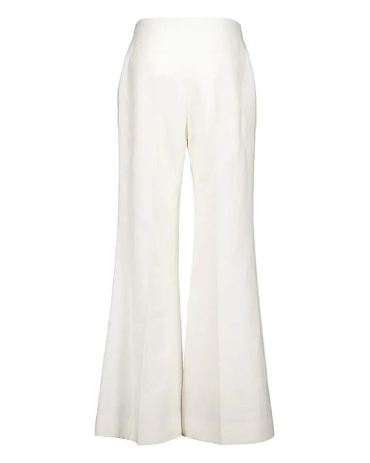 Givenchy White Linen Trousers