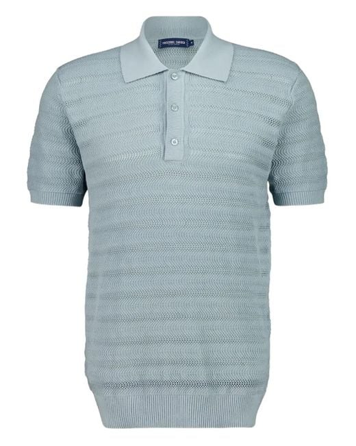 Frescobol Carioca Blue Vidal Button-Up Polo for men