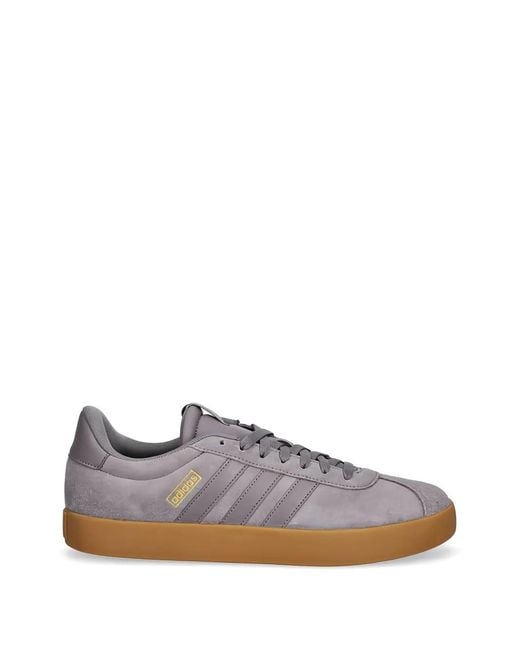 Adidas White Vl Court 3.0 Logo Sneakers for men