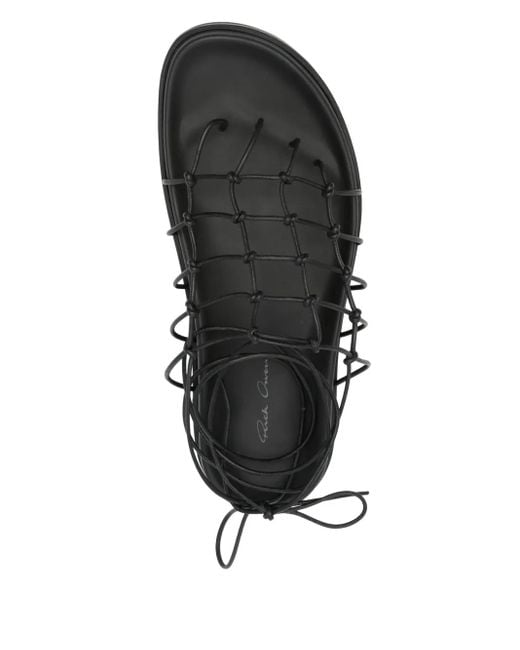 Rick Owens Web Granola サンダル Black
