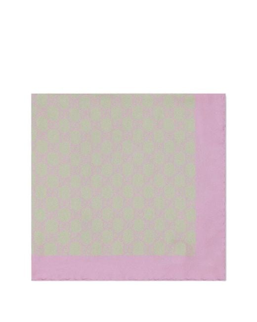 Gucci Pink Gg Doubly Scarf