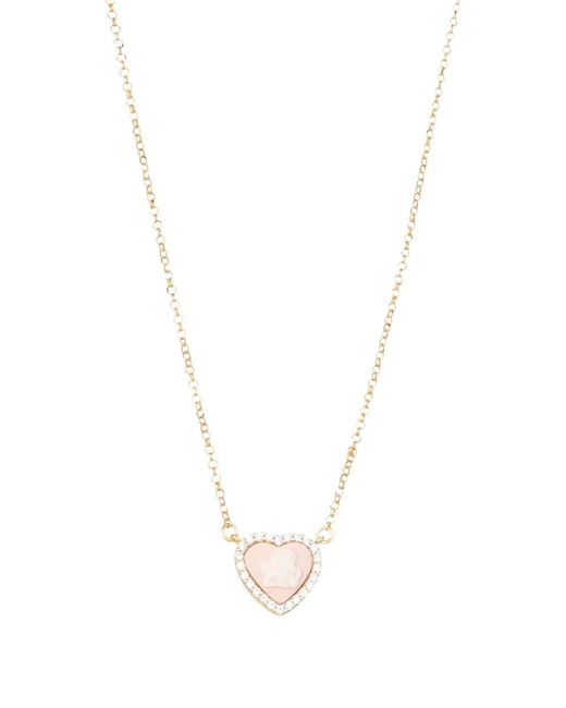 Cameo & Beyond White Sparkling Cherub Necklace