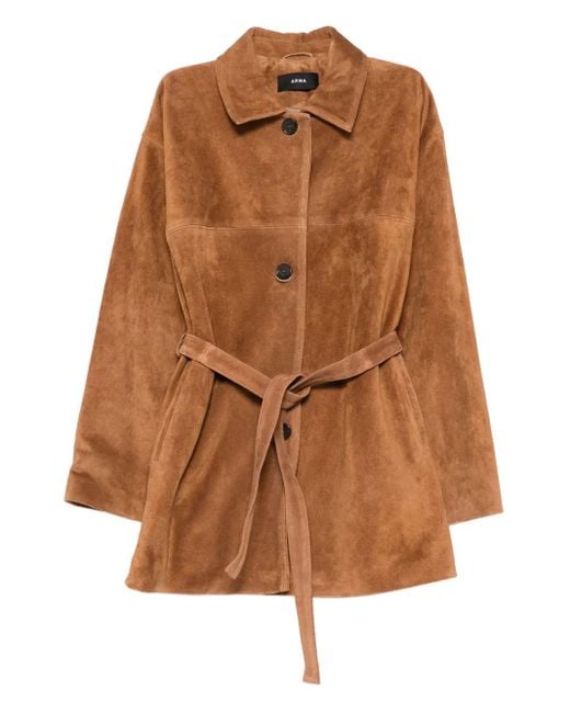 Arma Brown Cressida Suede Jacket
