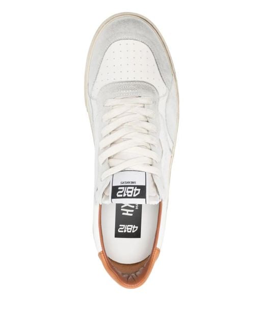 4b12 White Hyper Sneakers for men
