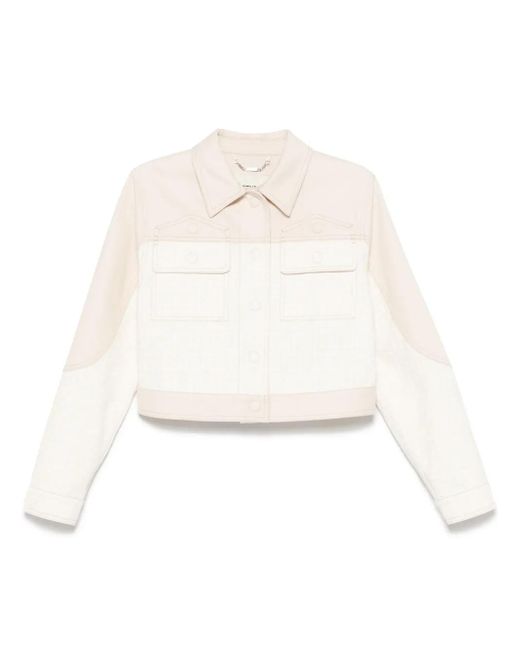 Fendi モノグラム デニムジャケット White