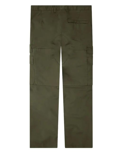 Stone Island Green Compass-Badge Cargo Pants for men