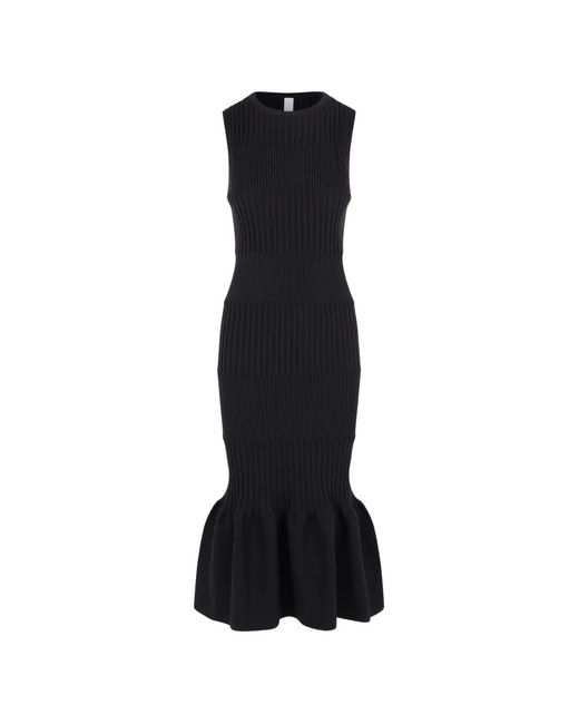 CFCL Black Sleeveless Midi Dress