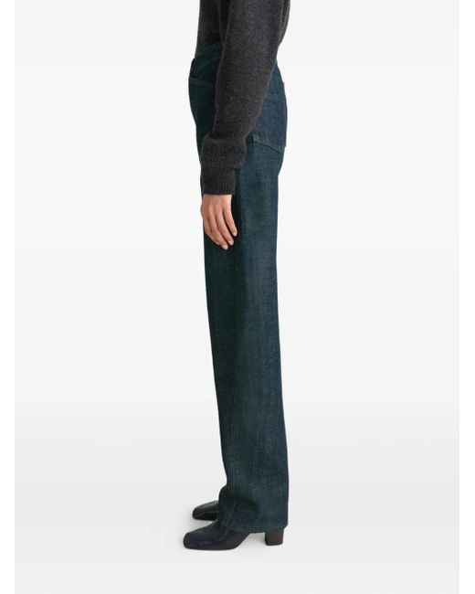 Lemaire Blue Twisted Five-Pocket Jeans