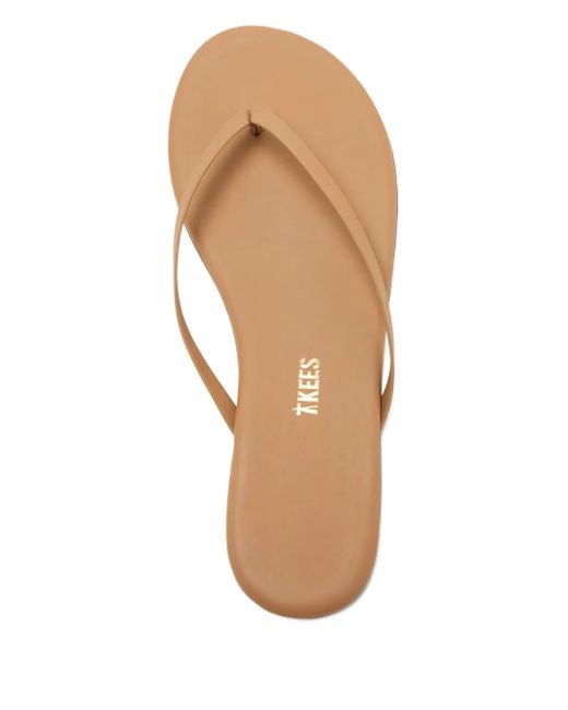 TKEES Natural Lily Thong Sandals