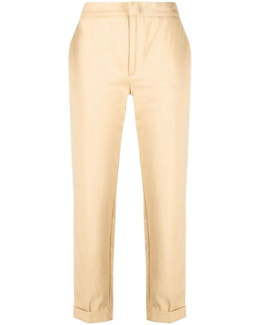 Twinset Straight Broek in het Natural