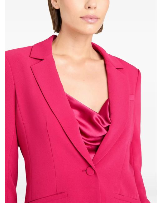 Cinq À Sept Pink Crepe Khloe Blazer
