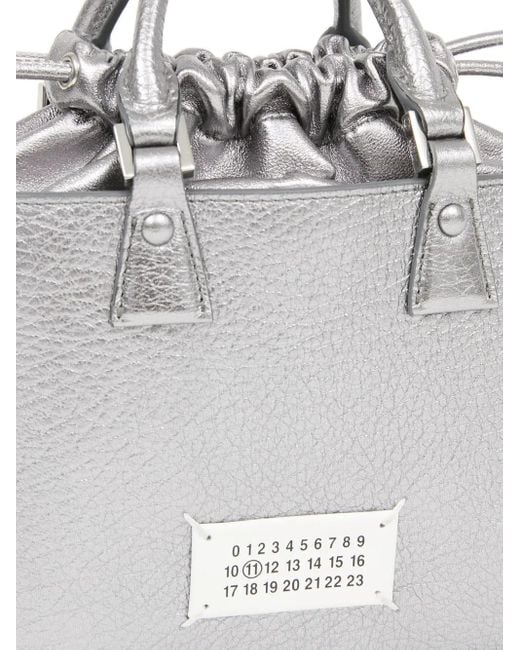 Maison Margiela 5ac メタリック ハンドバッグ White