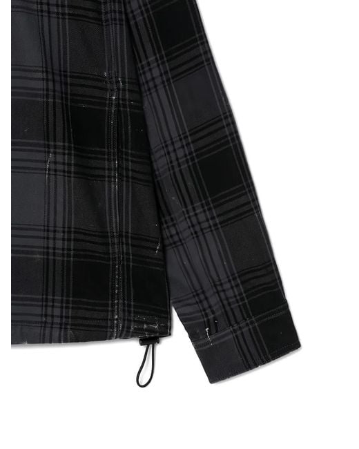 Juun.J Black Checked Shirt for men