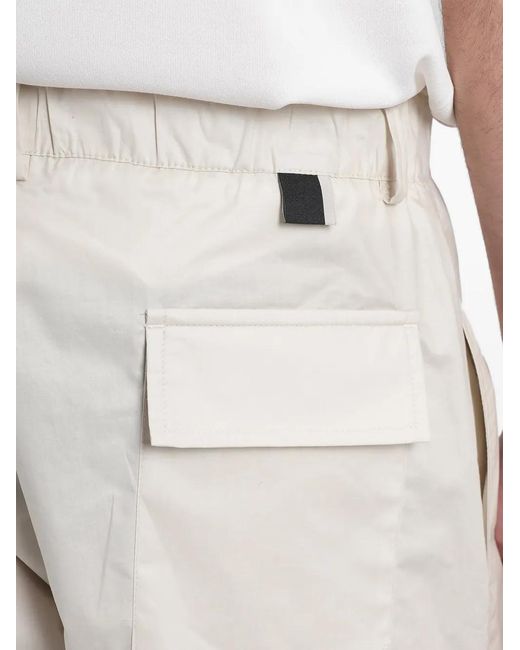 Low Brand Natural Elasticated-Waistband Shorts for men