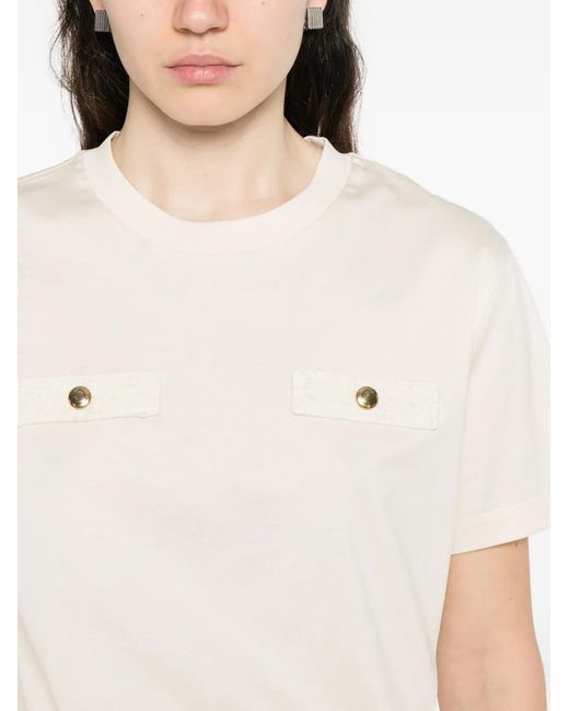 Moncler White Ss T-Shirt