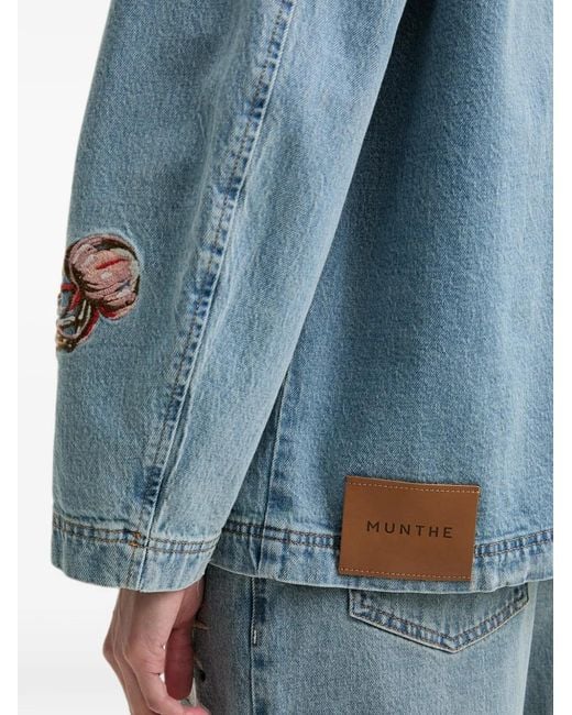 Munthe Braulia Denim Jack in het Blue