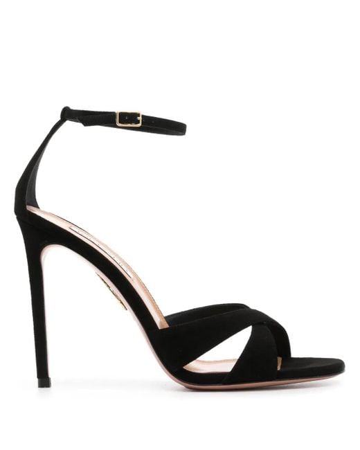Aquazzura Black Divine 105 Sandal