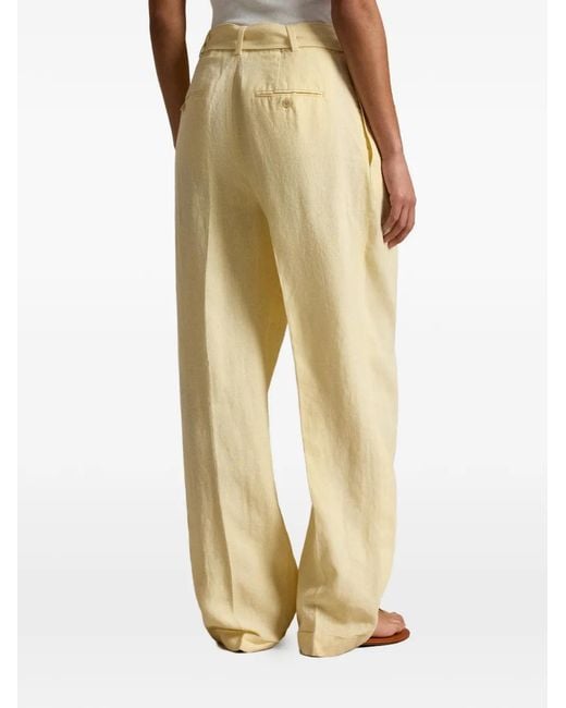 Polo Ralph Lauren Yellow Belted Trousers