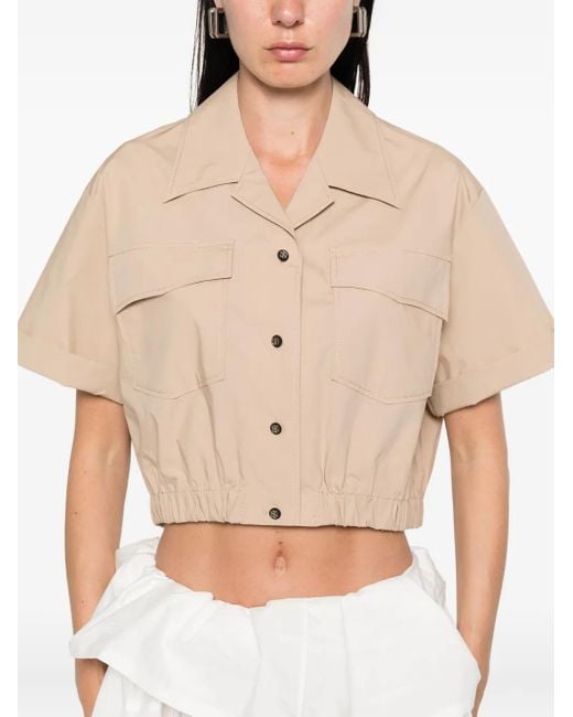 Dorothee Schumacher Natural Button-Fastening Flap-Pocket Shirt