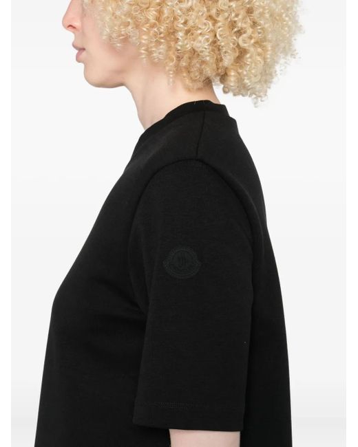 Abito Midi Con Design A Strati di Moncler in Black