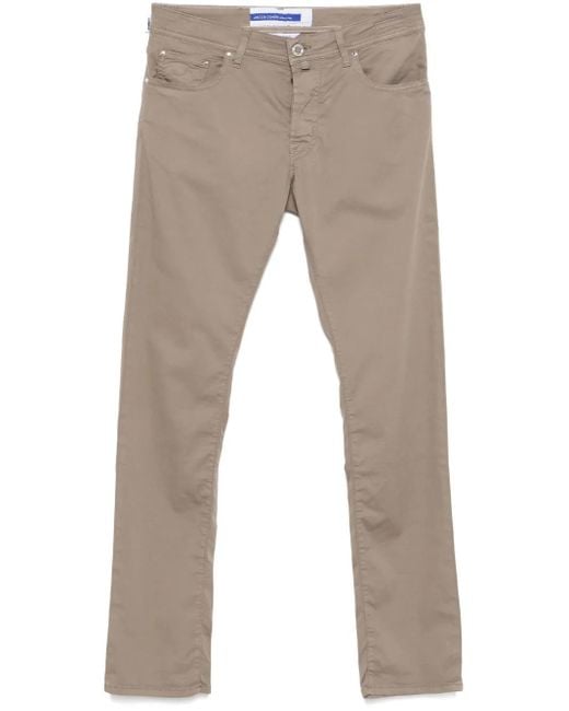 Jacob Cohen Natural Bard Trousers for men