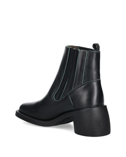 Fly London Black Stiefel Mit Blockabsatz