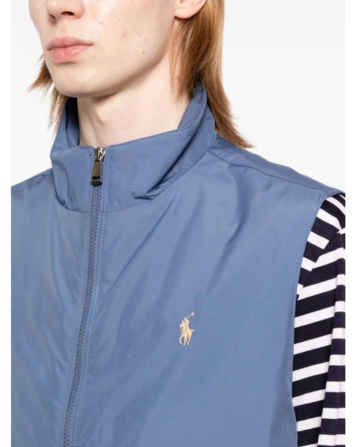 Polo Ralph Lauren Blue Southland Insulated Gilet for men