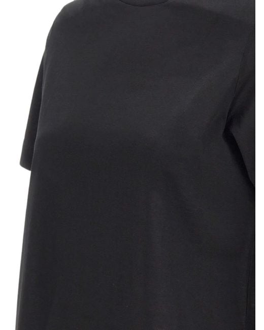 Gran Sasso Black Crew-Neck Short-Sleeve T-Shirt