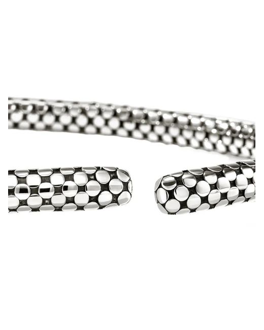 John Hardy Metallic Sterling Dot Collar Necklace
