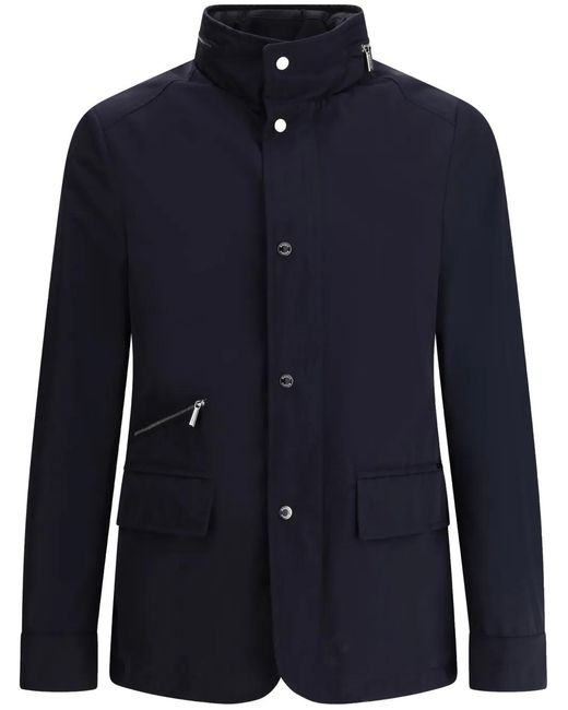 Moorer Blue Sten-At Jacket for men