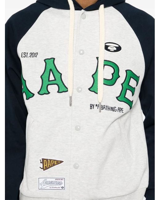 Aape By A Bathing Ape Blue Patched Jacket for men