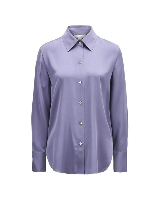Vince Purple Buttoned Shirt