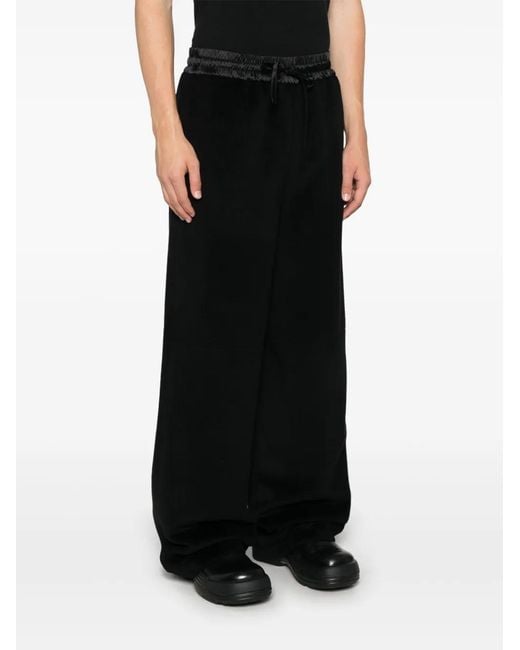 Jil Sander Black Virgin-Wool Trousers for men