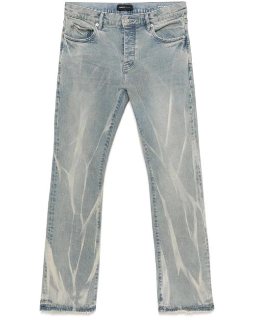 Purple Brand Blue Flared Jeans for men