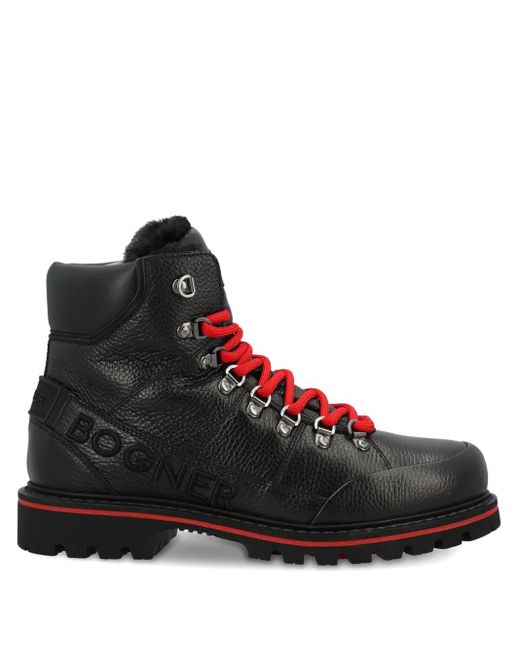 Bogner Black Helsinki Boots for men