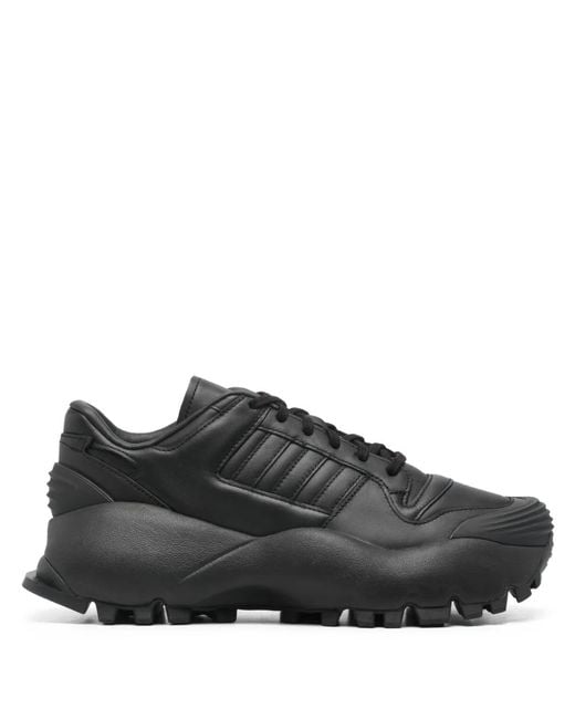 Adidas Black X Willy Chavarria Lace-Up Sneakers for men