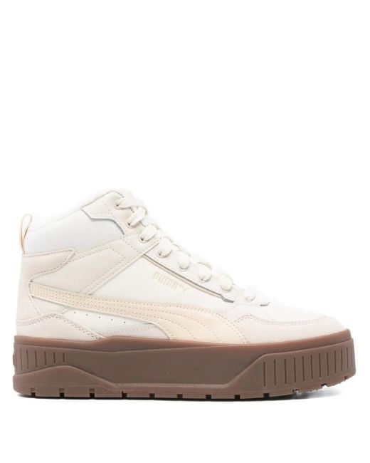 PUMA White Karmen Sneakers